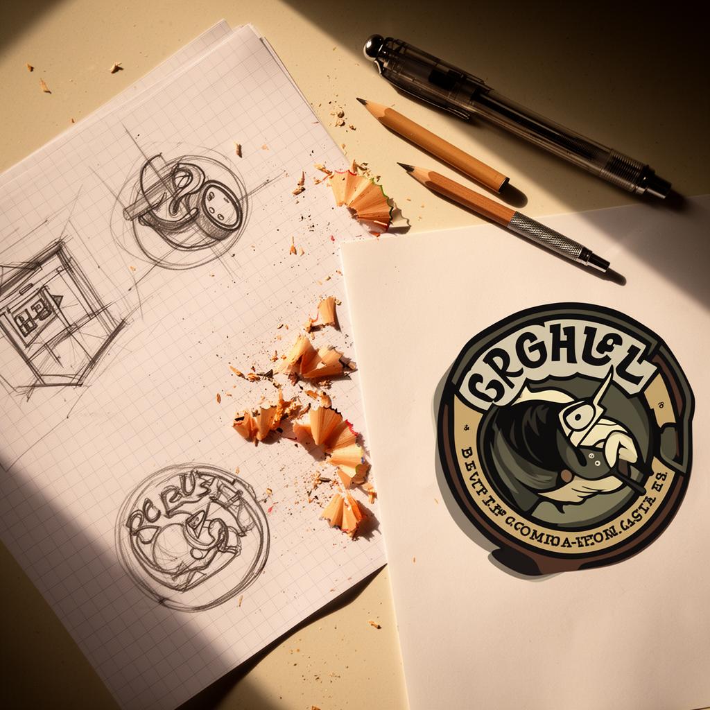 Logo concept sketches