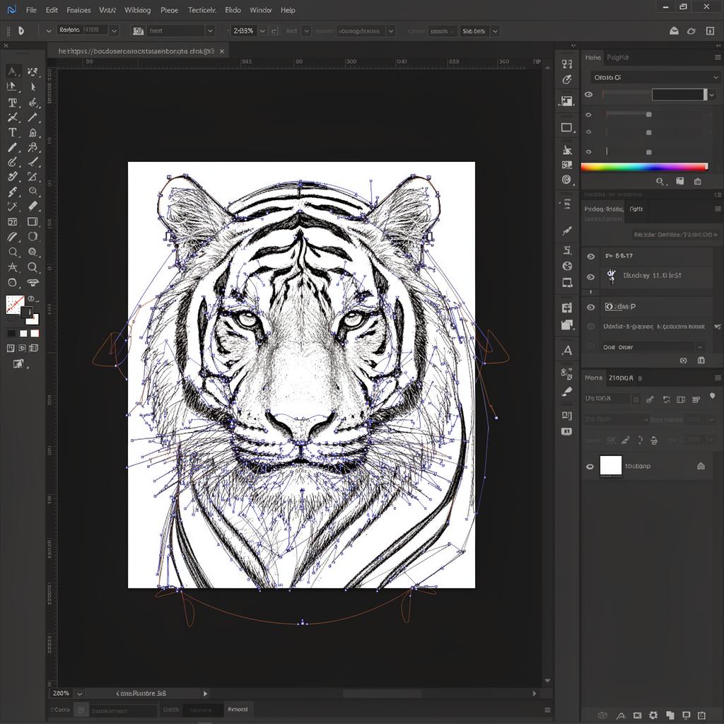 Vector rebuild — flat artwork